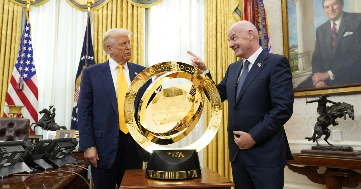 Trump to present FIFA World Cup Trophy with Gianni Infantino