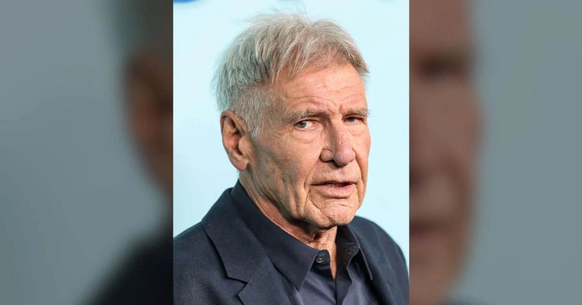 Harrison Ford shows off ripped physique on bike ride