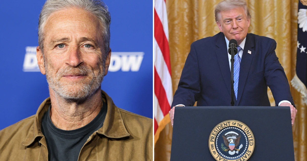 Jon Stewart mocked Donald Trump after World Cup final