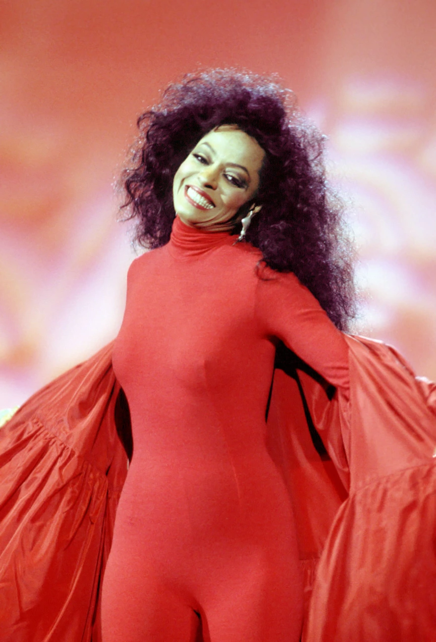 diana ross chain reaction red dress Jade Thirwall Pl Hansen