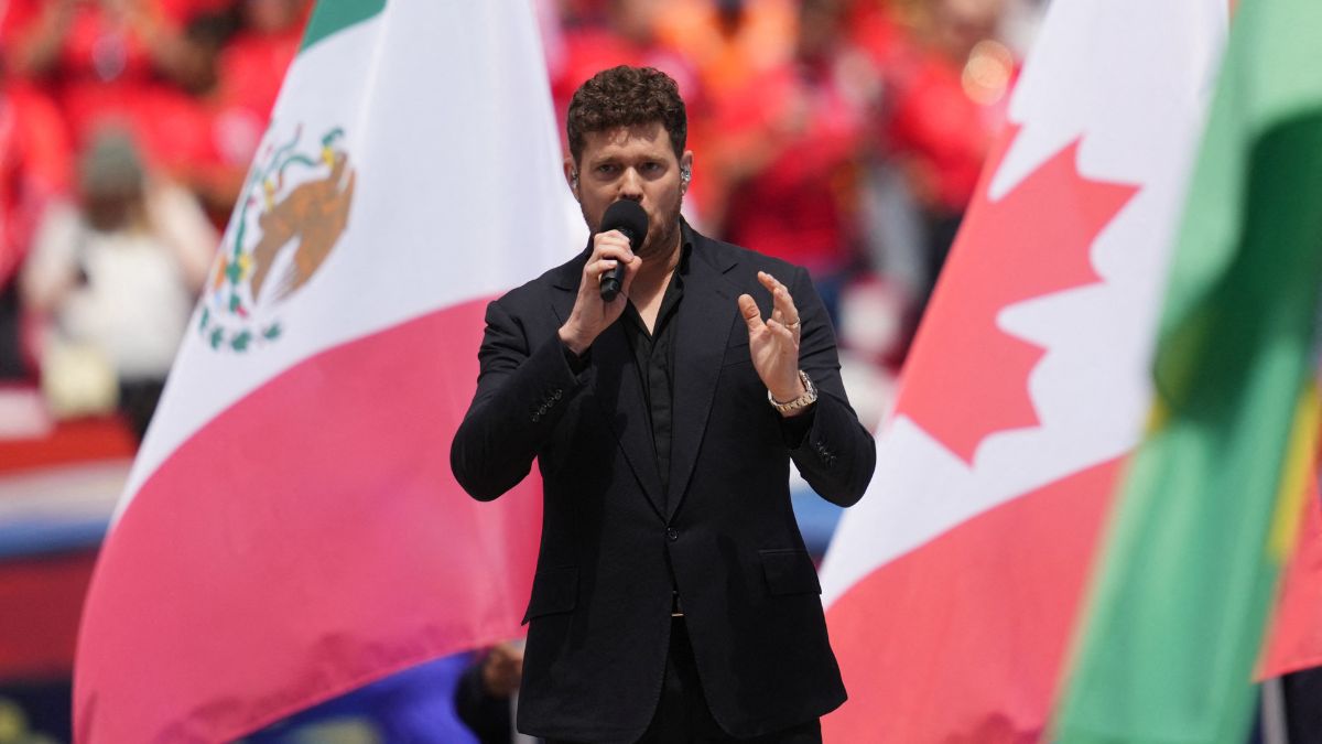 Michael Bublé admits he wore black pants to hide shaking legs during ‘scary’ live World Cup performance 
