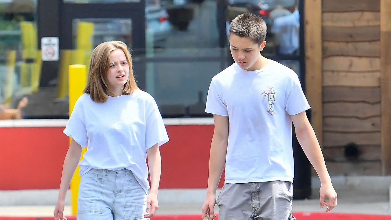 Angelina Jolie & Brad Pitt's son Knox shows off new hairdo